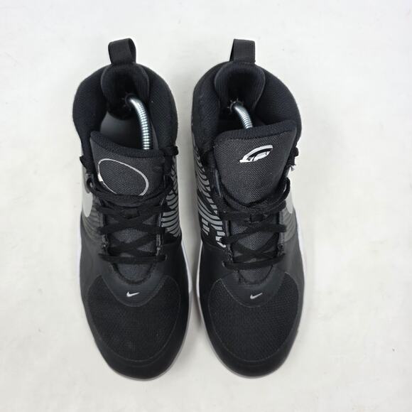 Nike Team Hustle D 9 Basketball Shoes Black White Boys Youth Size 6.5Y Sneakers - Picture 4 of 8